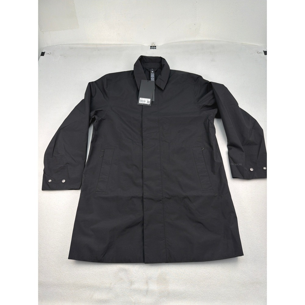 Lululemon Waterproof Classic-Fit Car Coat Black LM4AVXS Mens Small NWT